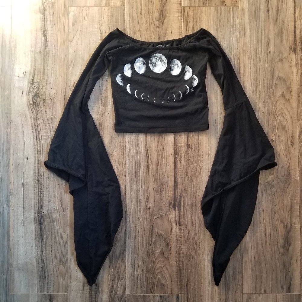 moon phase crop top